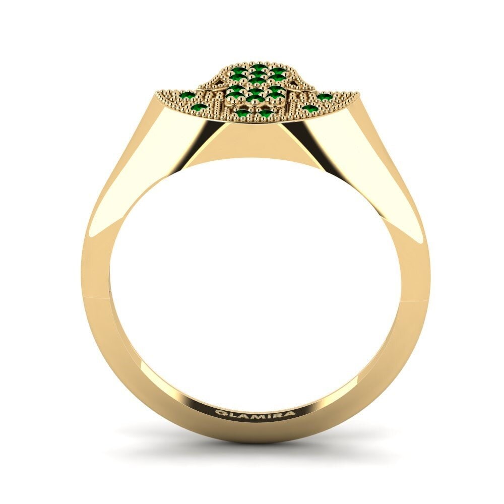 Zircônia Verde Anel Barkhos