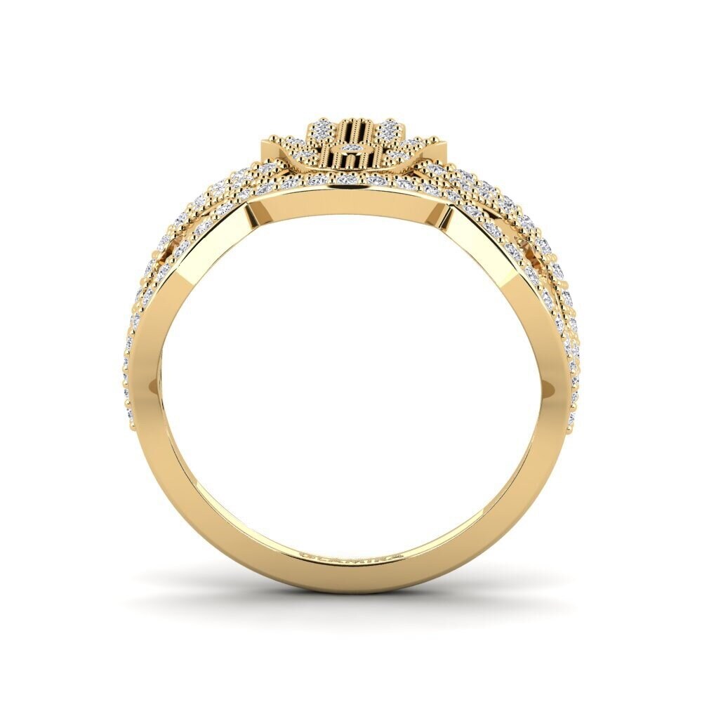 Diamante café Anillo Beyondeye
