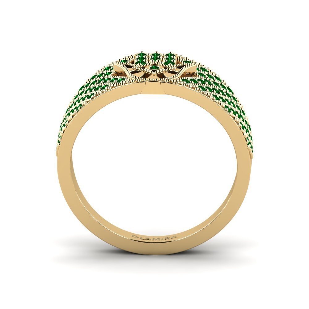 Zircônia Verde Anel Elletta