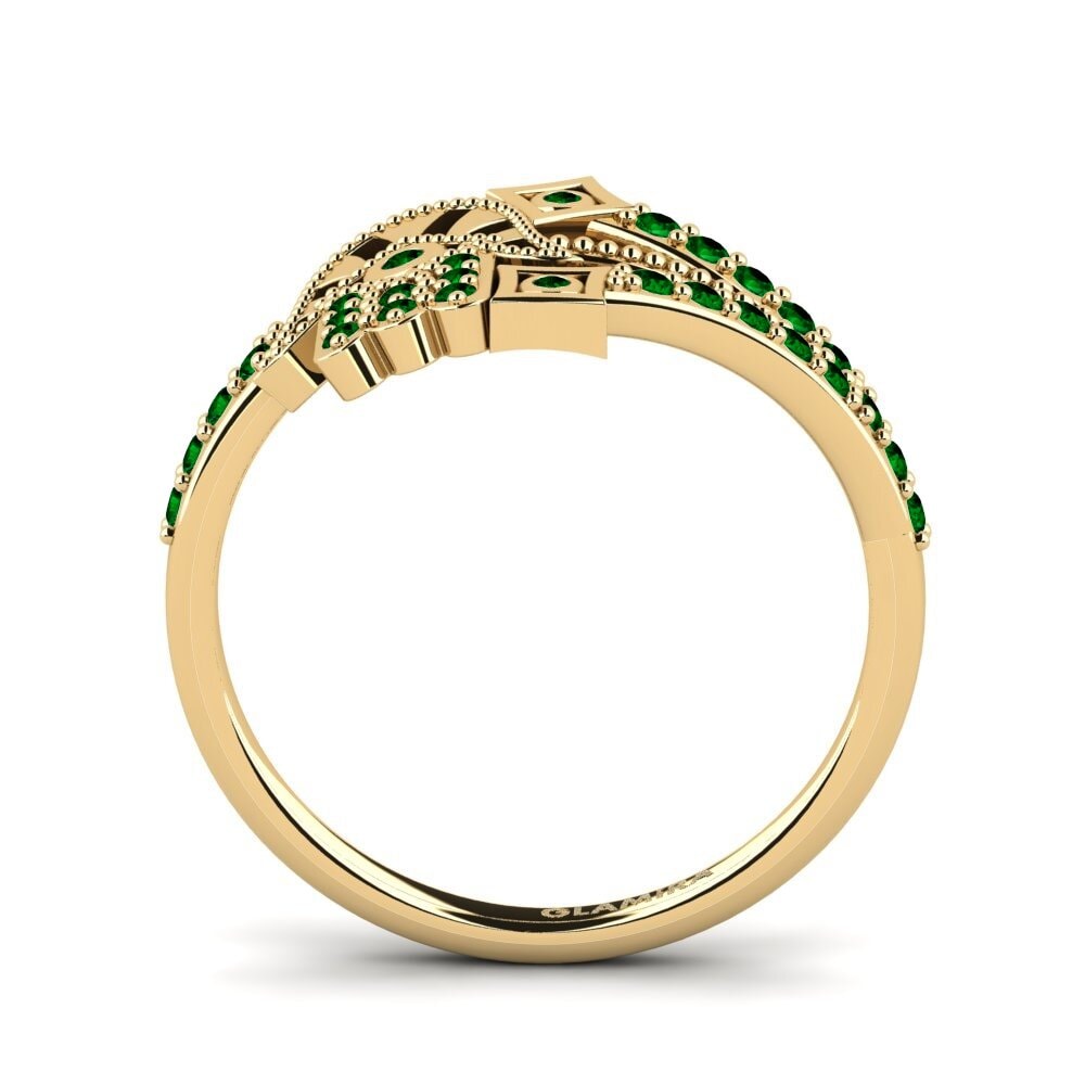 Zircônia Verde Anel Excessively