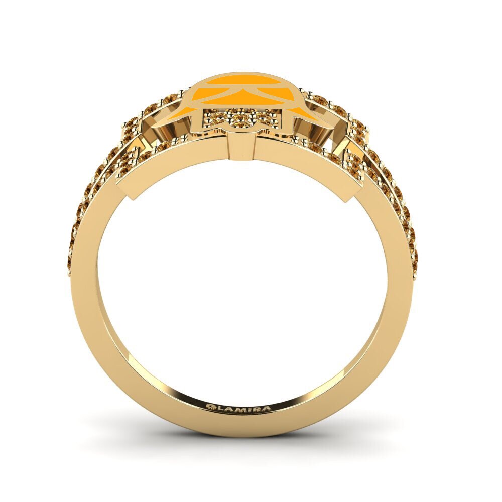 Brauner Diamant Ring Fertrouwe