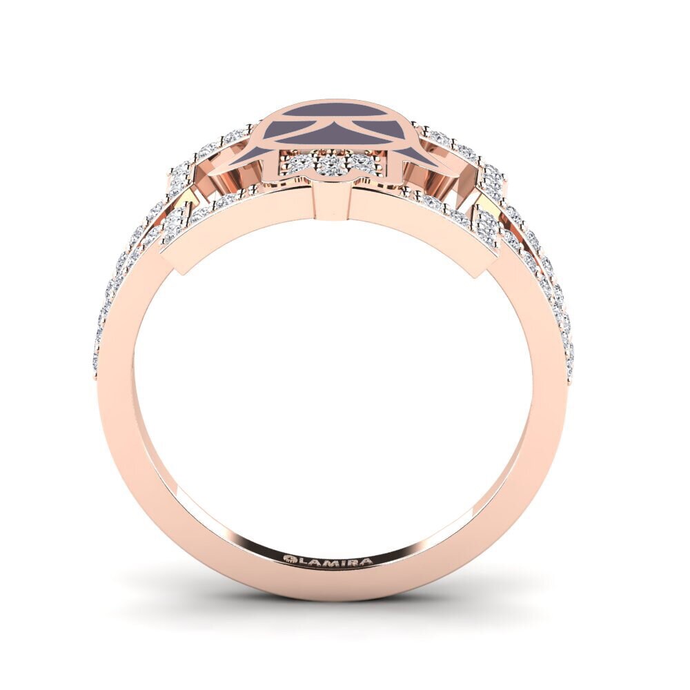 14ct Rose Gold Ring Fertrouwe