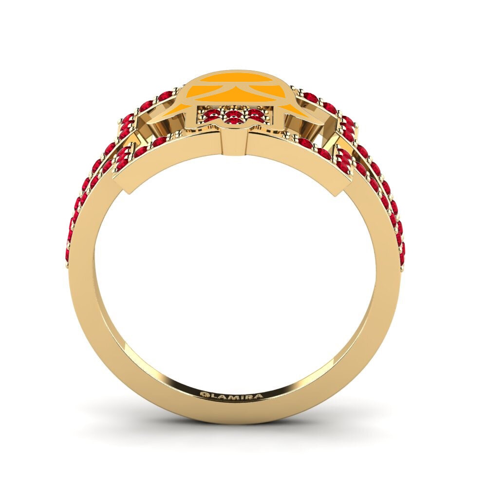 Red Zirconia Ring Fertrouwe