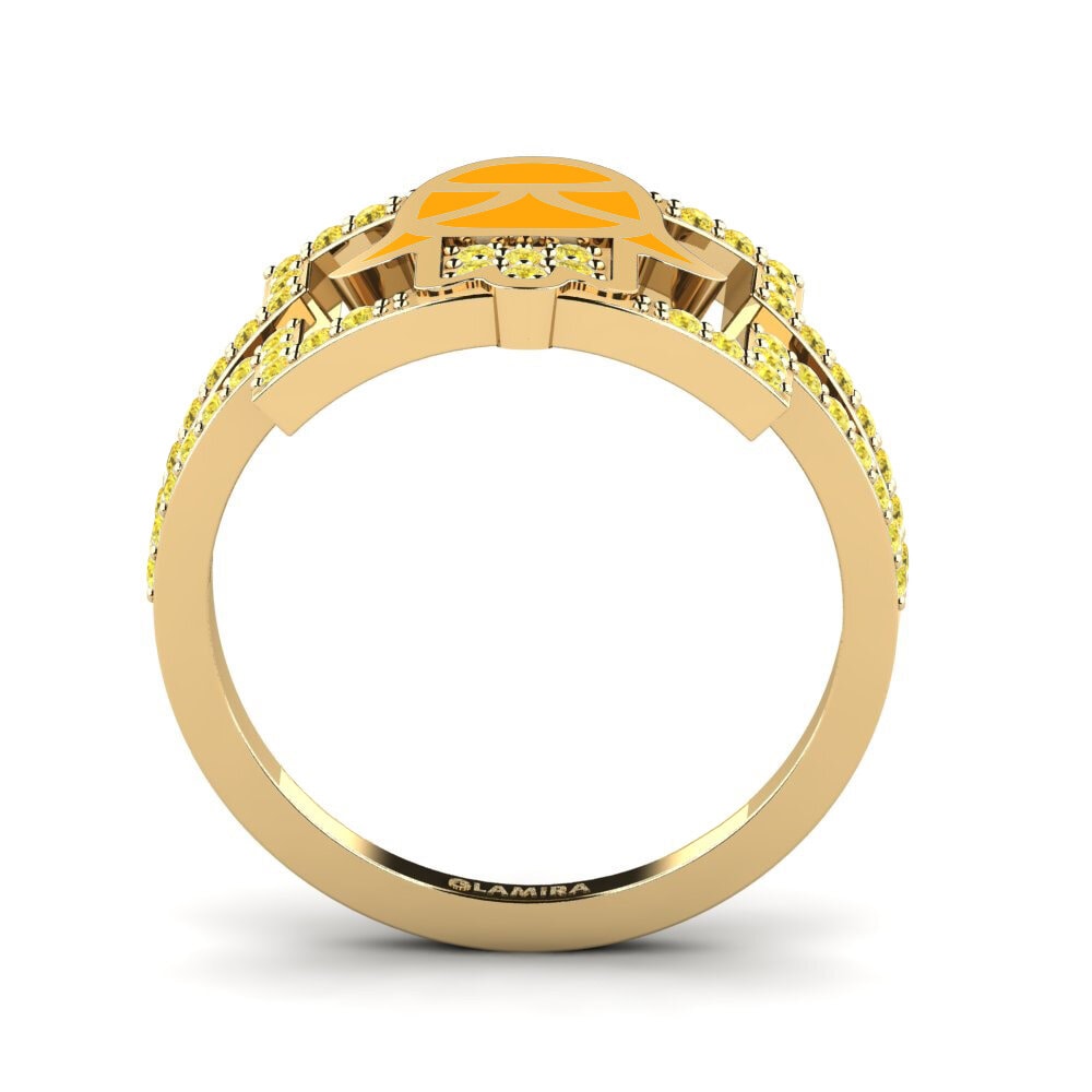 Yellow Sapphire Ring Fertrouwe