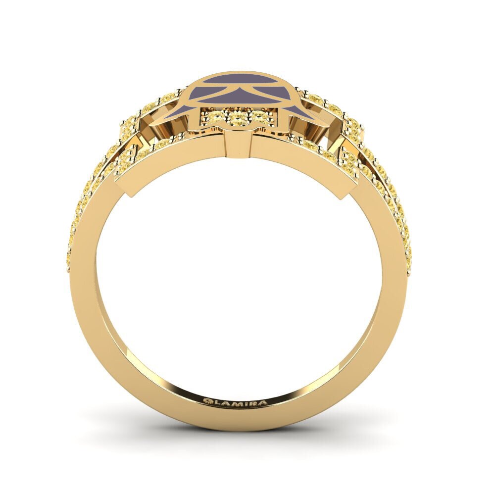 Yellow Diamond Ring Fertrouwe