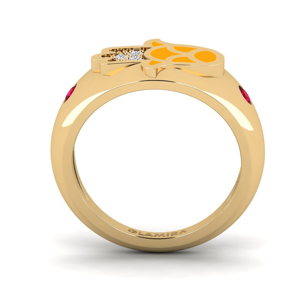 Red Zirconia Pinky Ring Ilaali