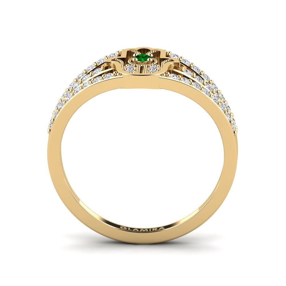 Zircônia Verde Anel Kuboja