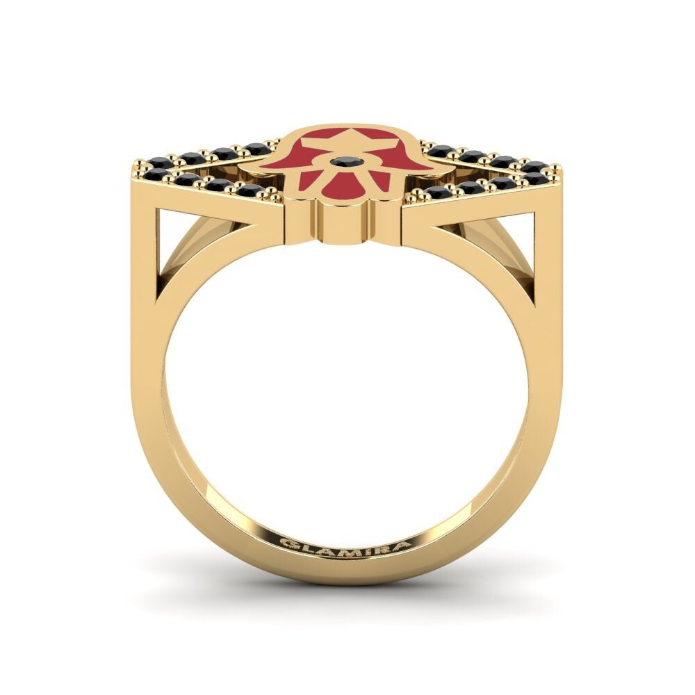 Black Diamond Pinky Ring Kulinda