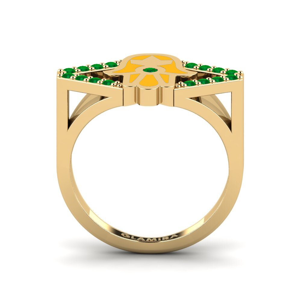 Smaragd Pinker Ring Kulinda