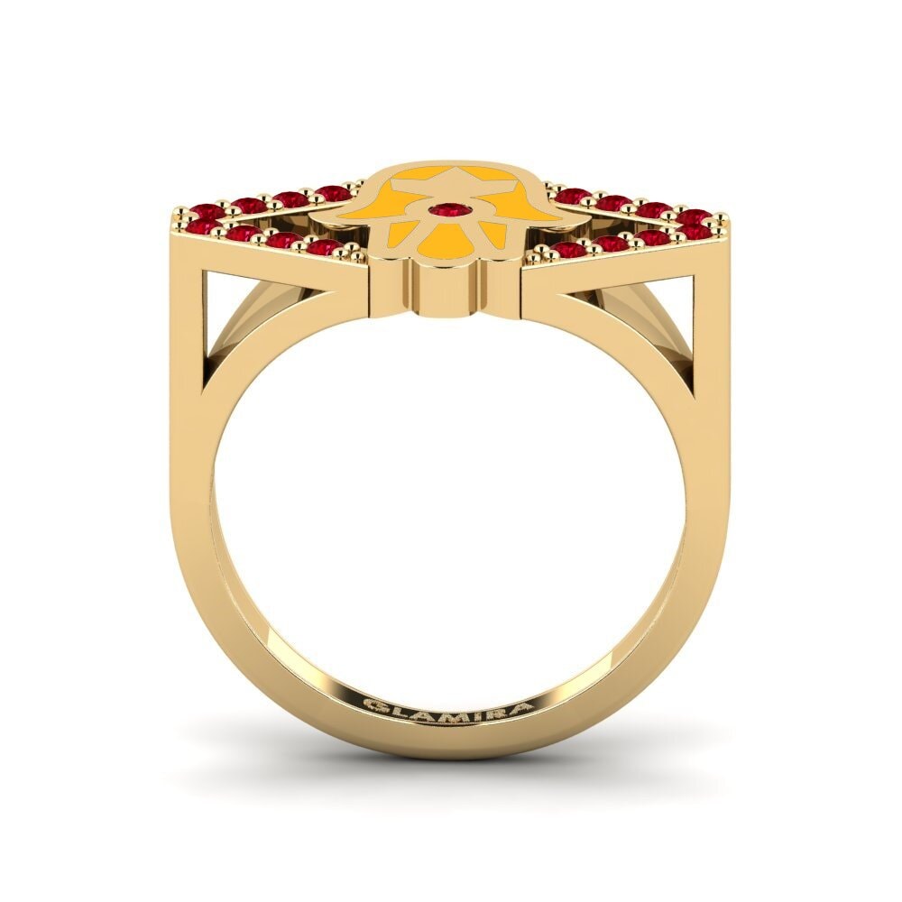 Red Zirconia Pinky Ring Kulinda