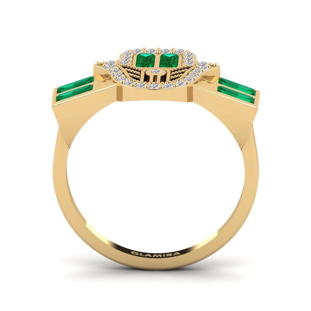 Zircônia Verde Anel Laiaray