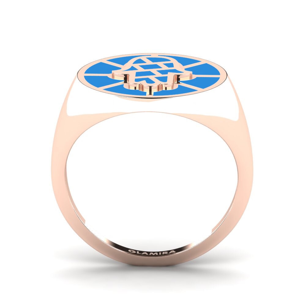 14k Oro Rosa Anillo Mamoru