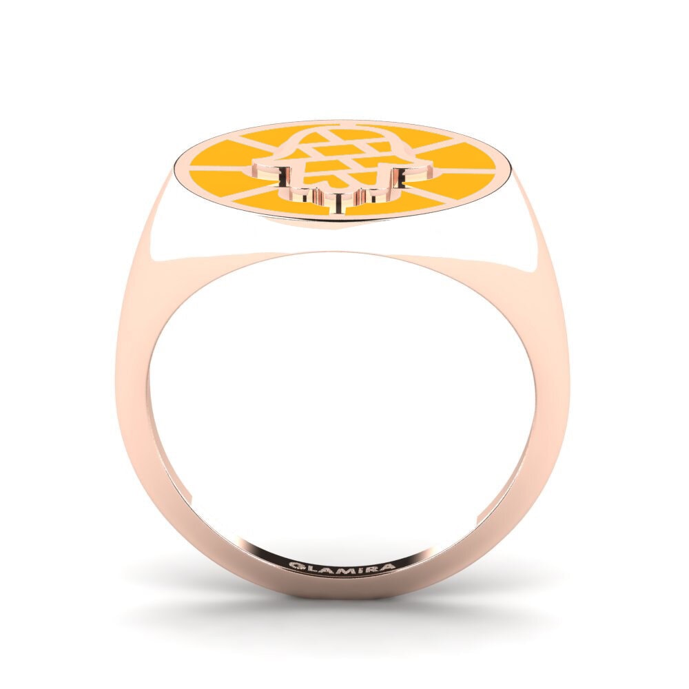 14k Oro Rosa Anillo Mamoru