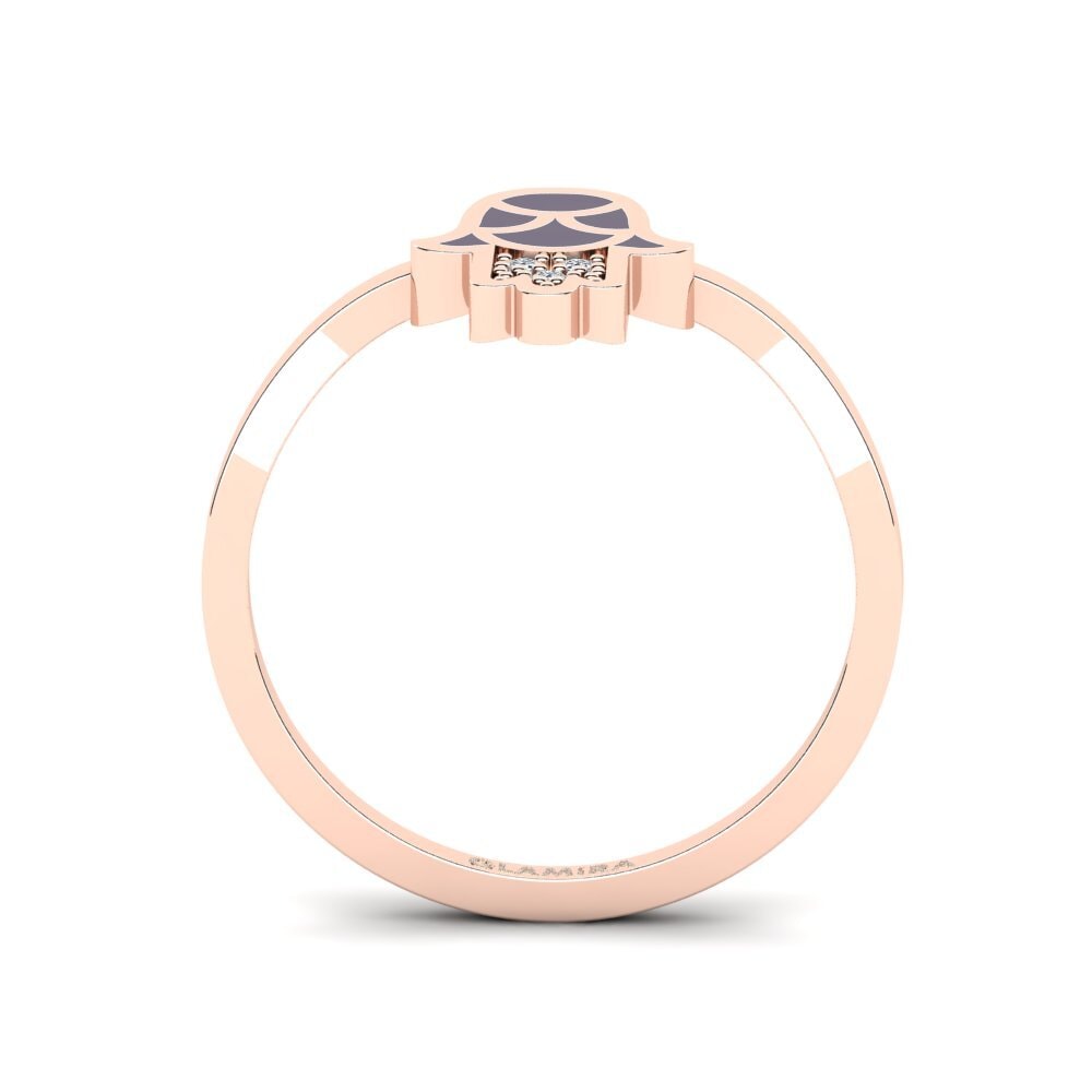 14ct Rose Gold Ring Mtsveli