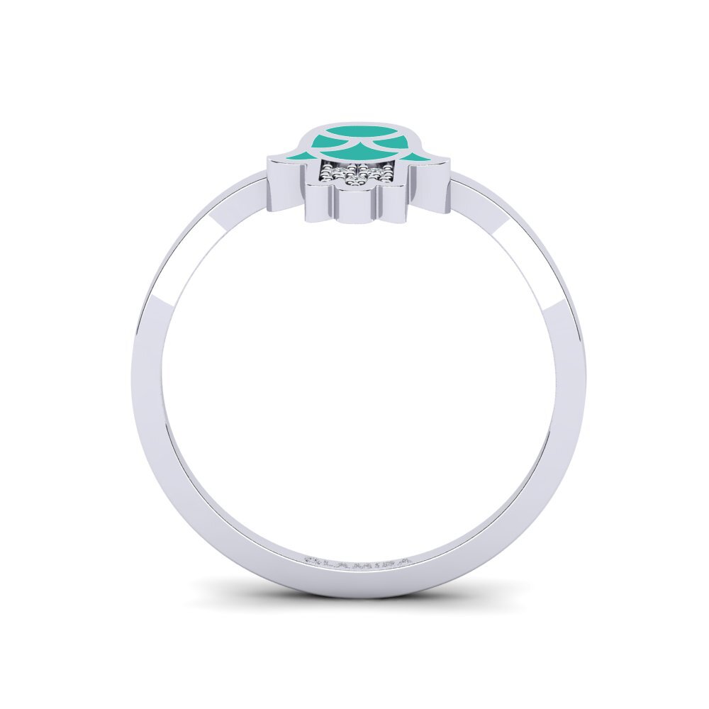 950 Platin Ring Mtsveli