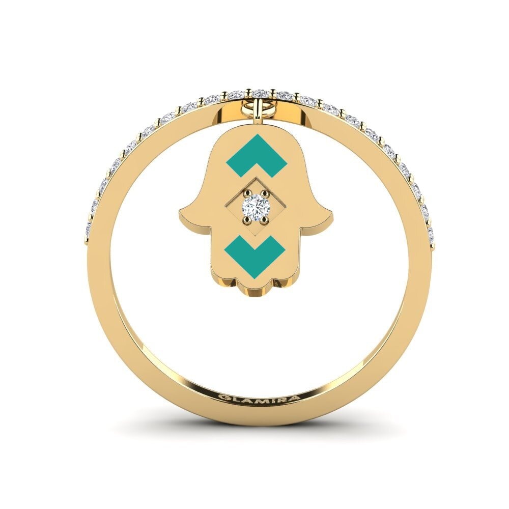 Zircone Bague Perzik