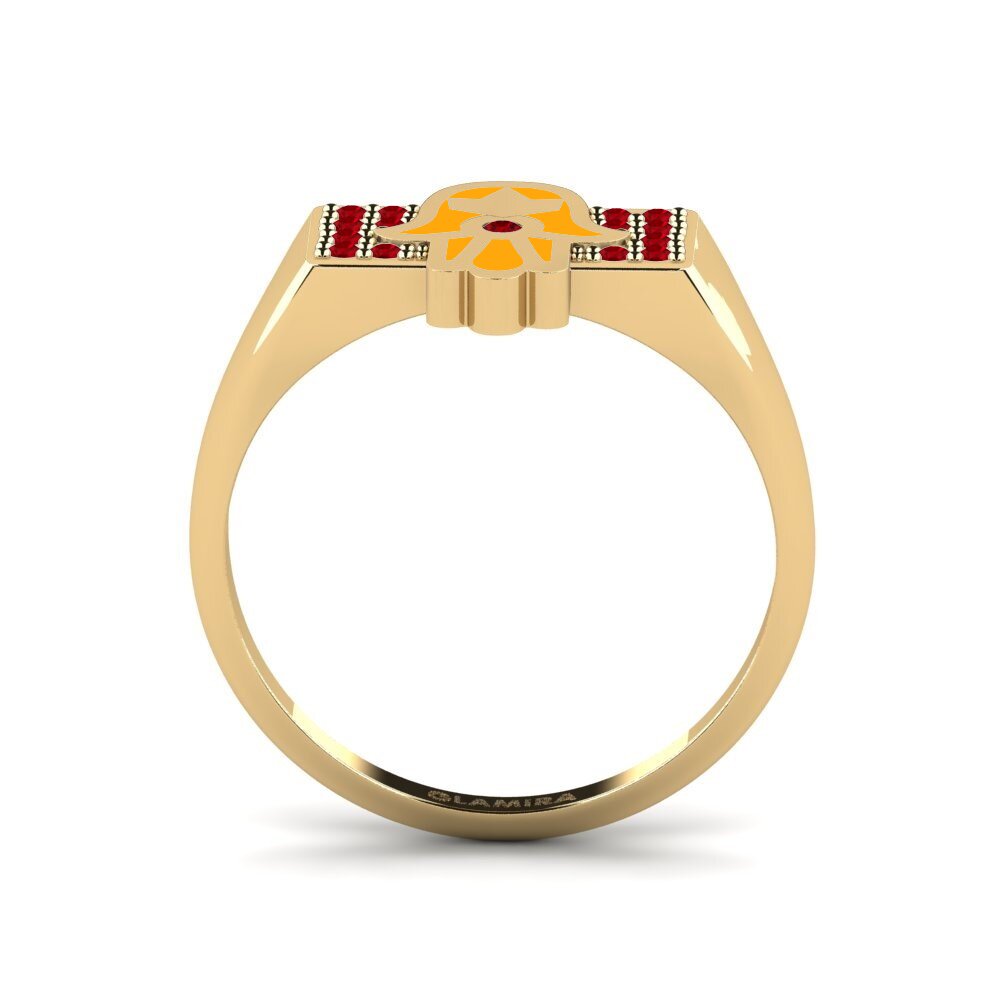 Red Zirconia Ring Protegir