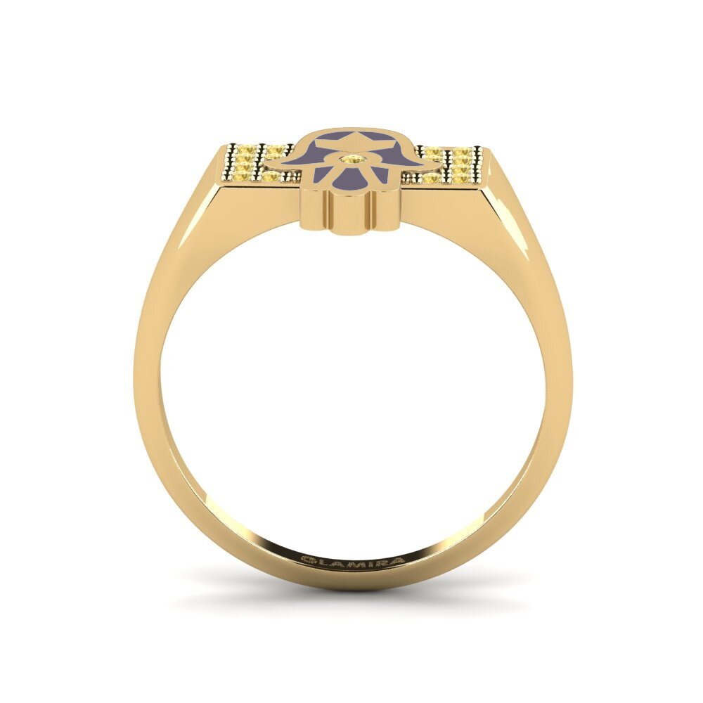 Yellow Diamond Ring Protegir