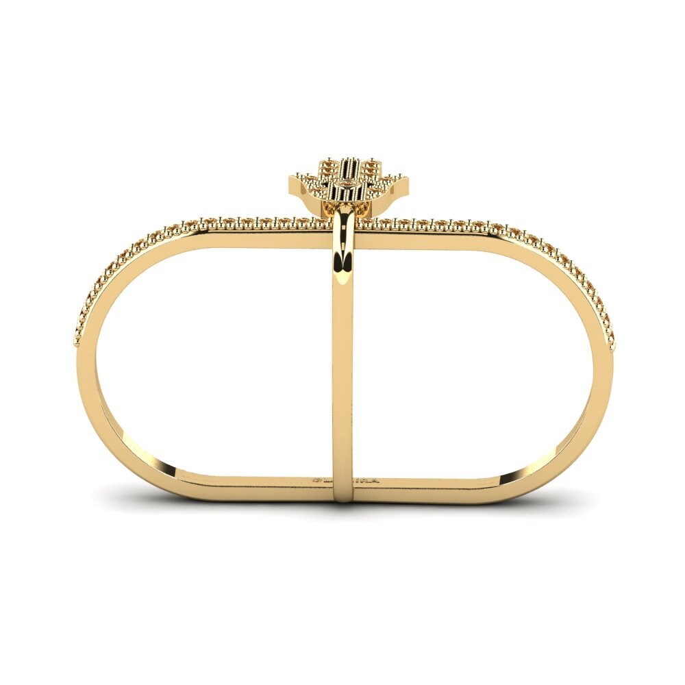 Diamante café Anillo Sendaway