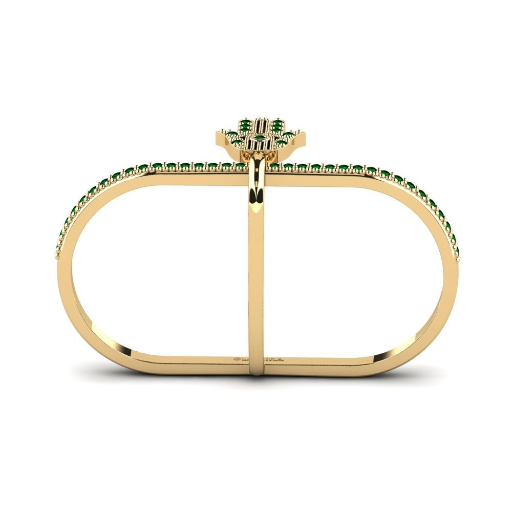 Zircônia Verde Anel Sendaway