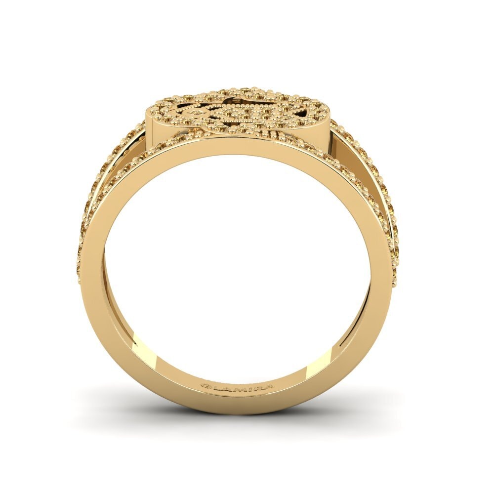 Diamante café Anillo Seunen