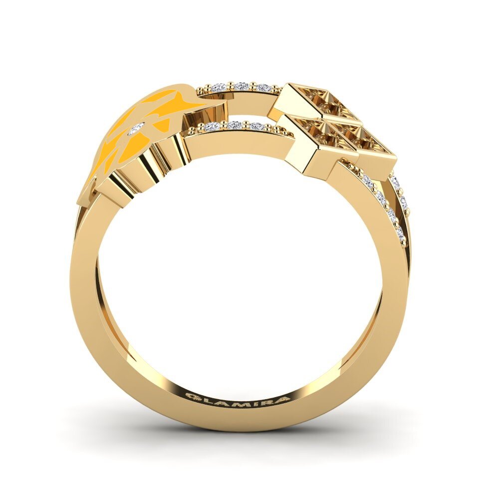 Brauner Diamant Ring Sintag