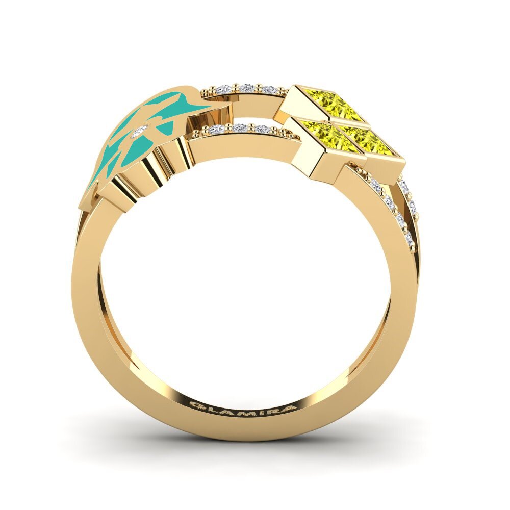 Gelber Diamant Ring Sintag