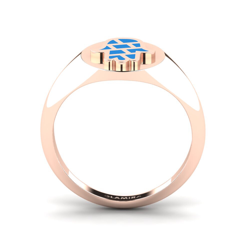 14k Oro Rosa Anillo Skyda
