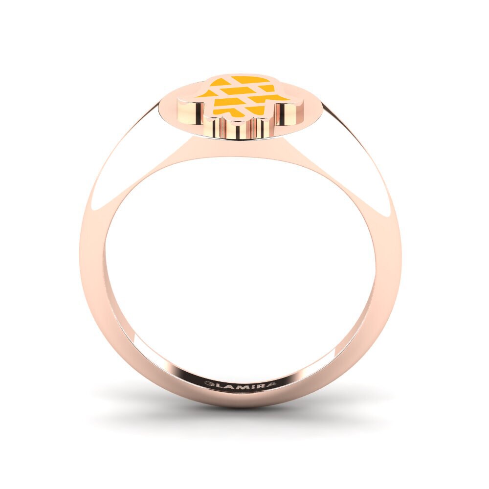 14k Oro Rosa Anillo Skyda