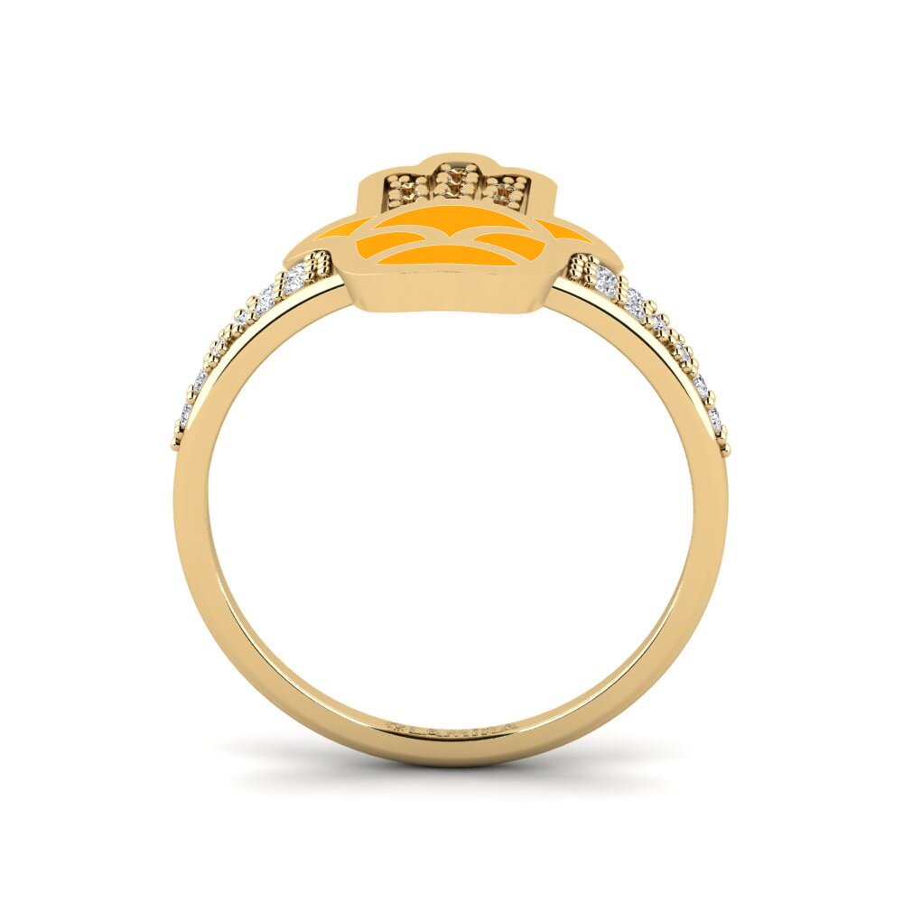 Brauner Diamant Ring Uaminifu