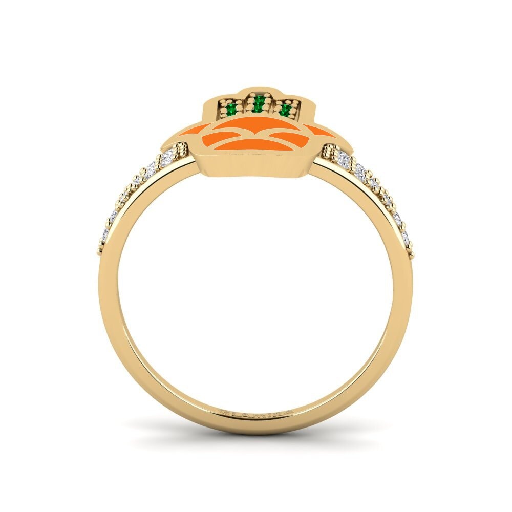 Zircônia Verde Anel Uaminifu