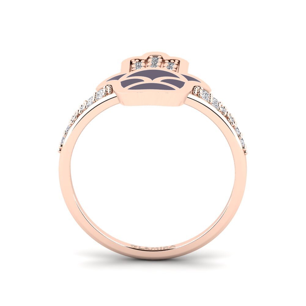 14ct Rose Gold Ring Uaminifu