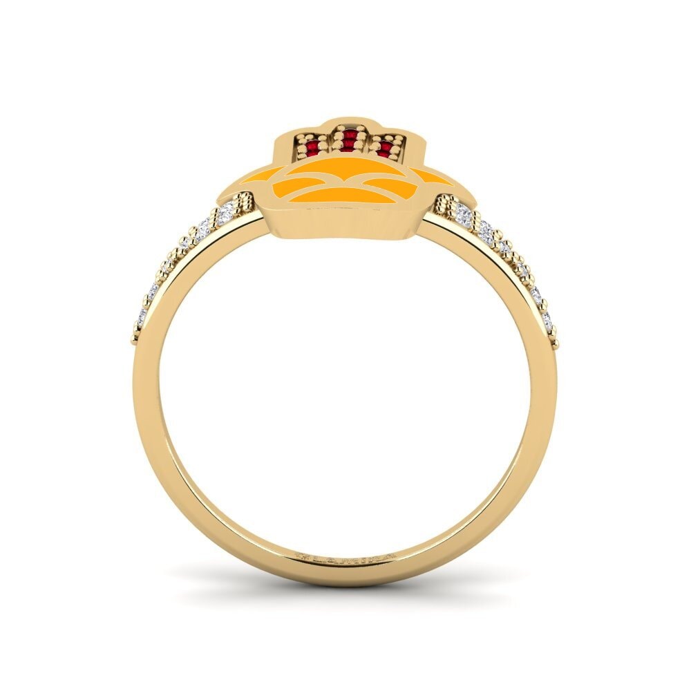 Red Zirconia Ring Uaminifu