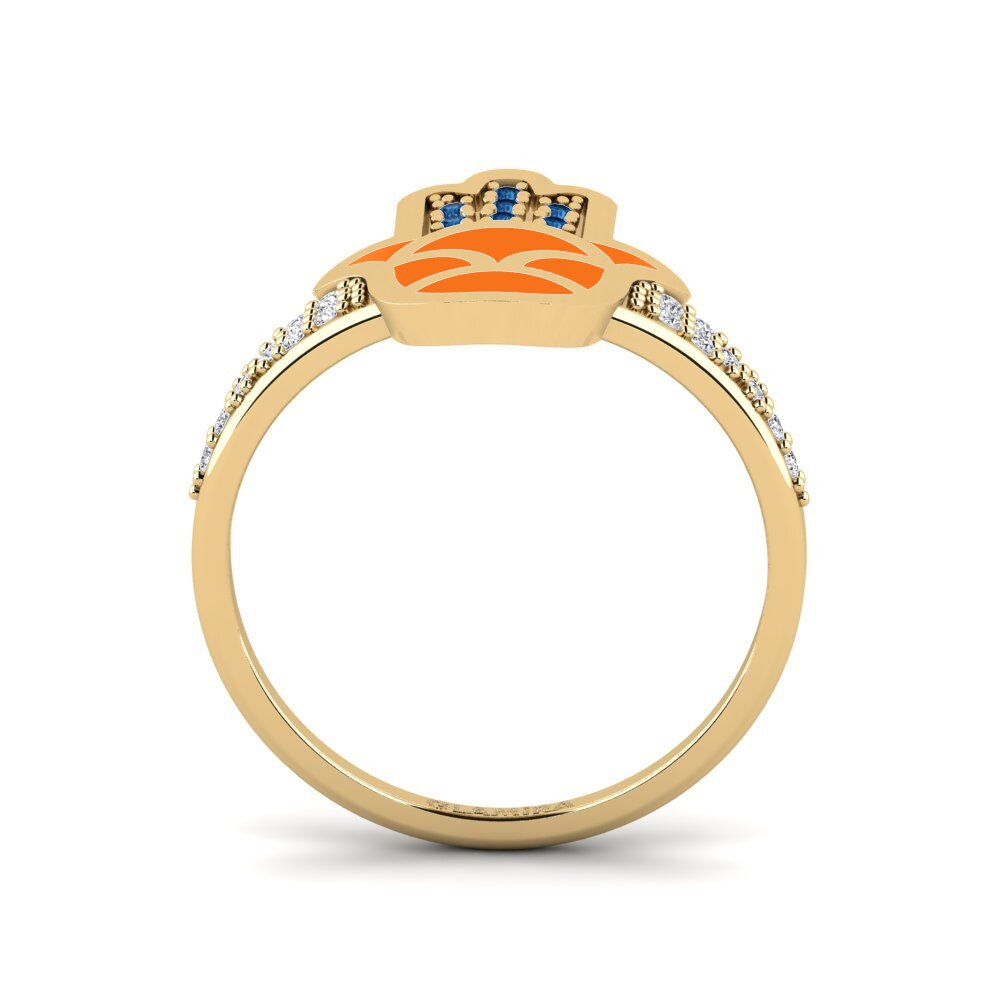 Zircone Bleu Foncé Bague Uaminifu