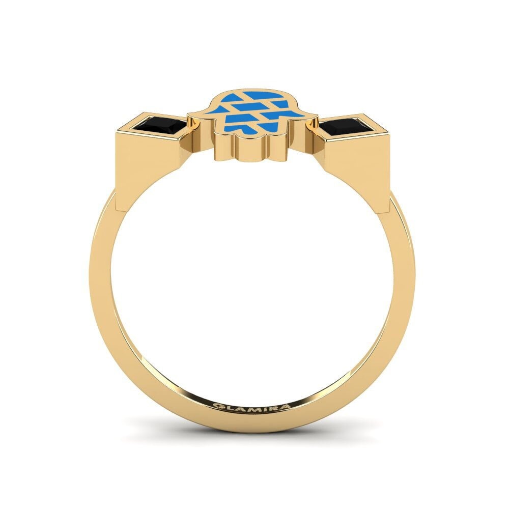 Schwarzer Onyx Ring Vedeni
