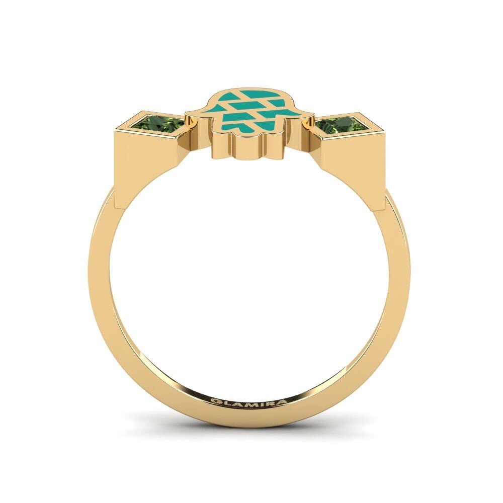 Green Sapphire Ring Vedeni