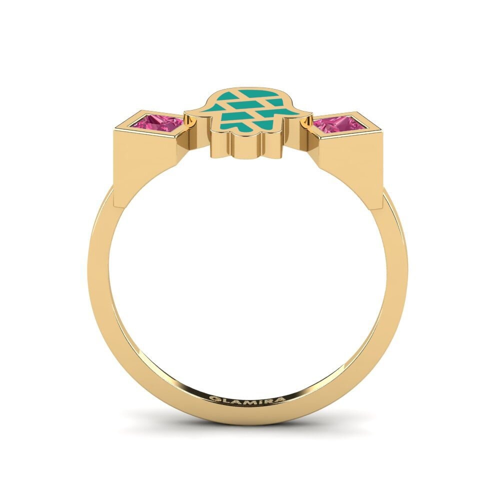 Rosa Turmalin Ring Vedeni