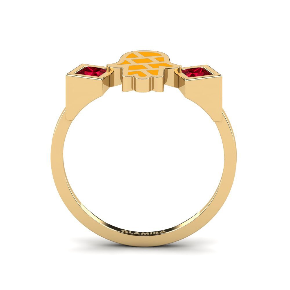 Red Zirconia Ring Vedeni