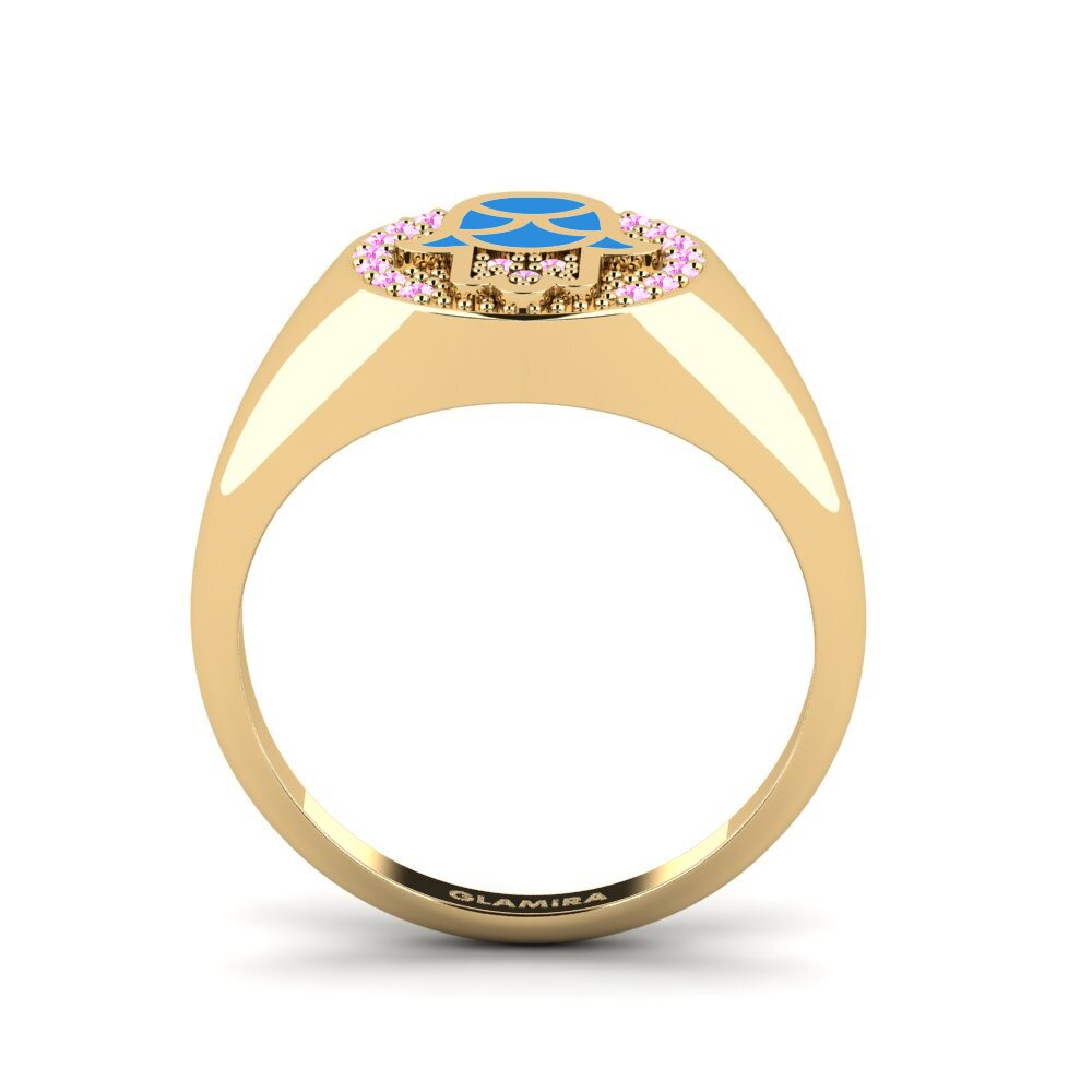Rosa Saphir Ring Vernda