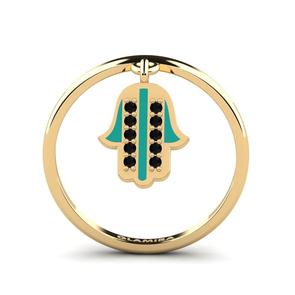 Schwarzer Onyx Ring Verveeld