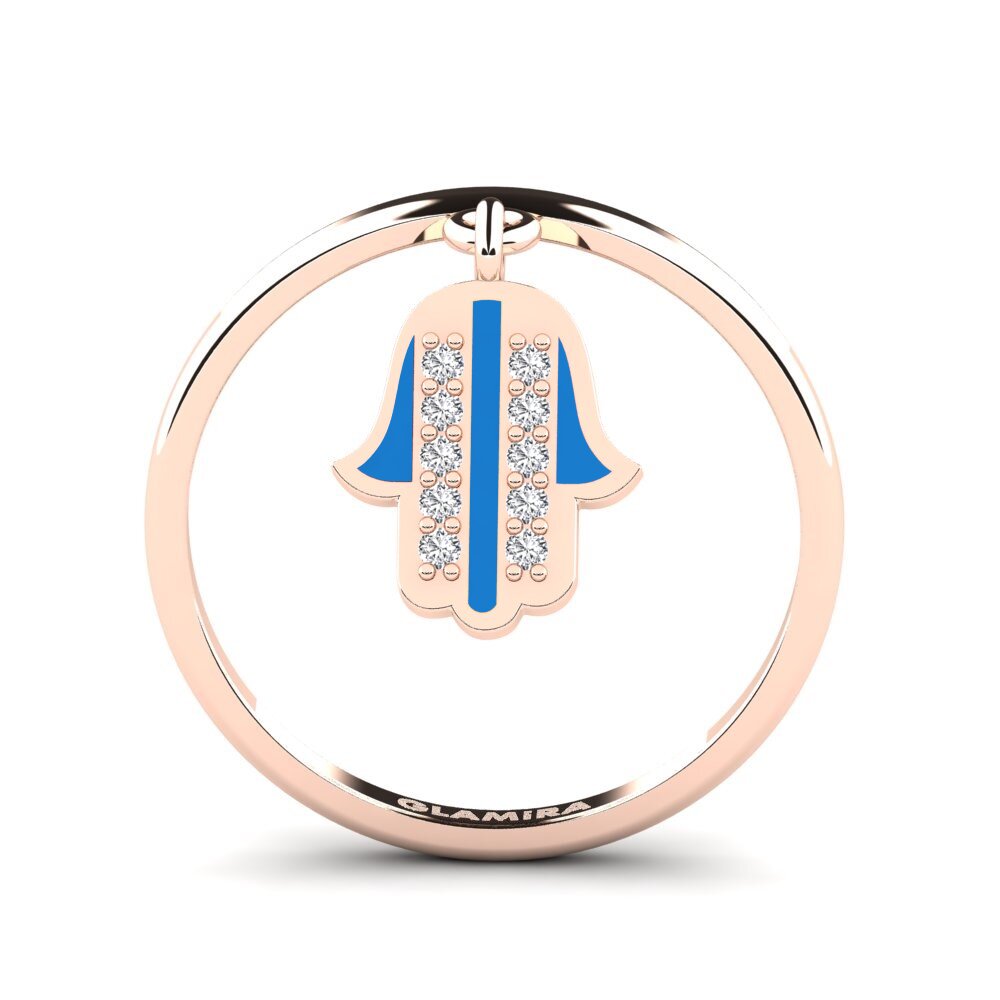 14k Oro Rosa Anillo Verveeld