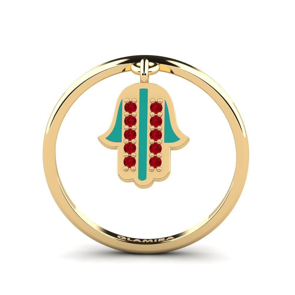 Roter Zirkonia Ring Verveeld