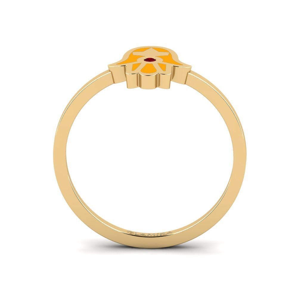 Red Zirconia Ring Zastiti
