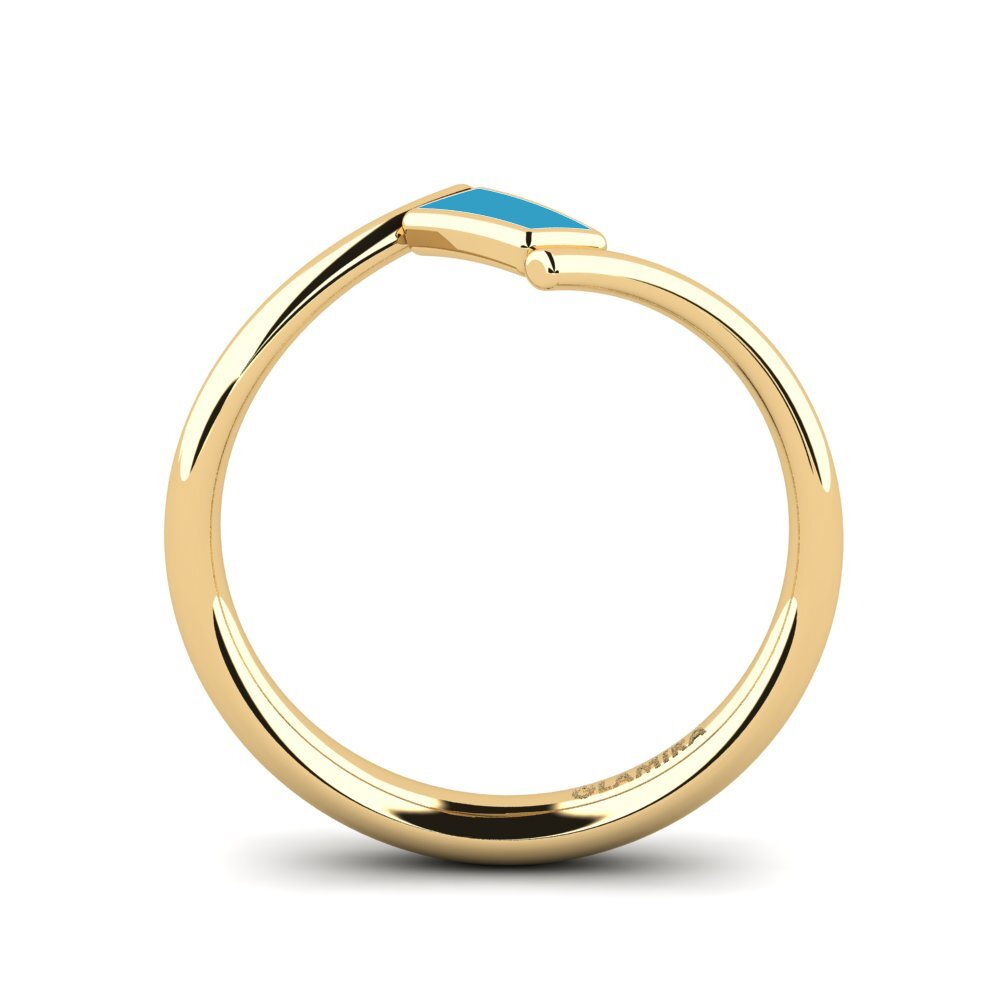 9k Oro Amarillo Anillo Antoniox