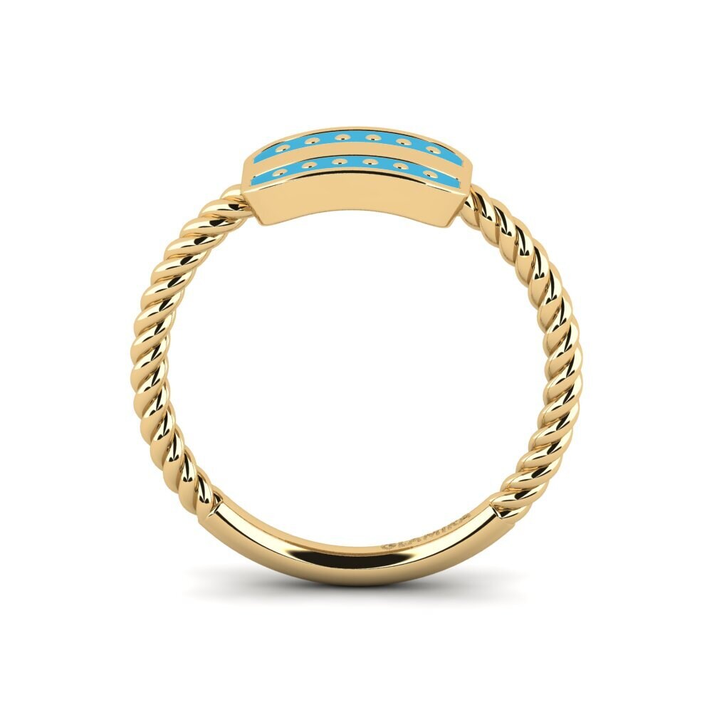 9k Oro Amarillo Anillo Betxont