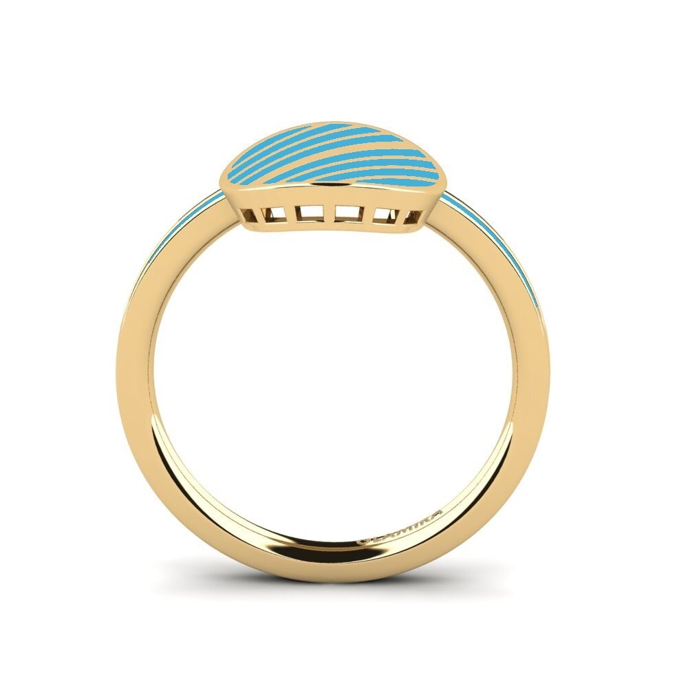 9k Oro Amarillo Anillo Camonaq