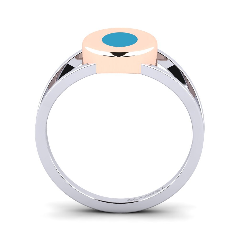 750 Weiß & Rotgold Ring Distarde