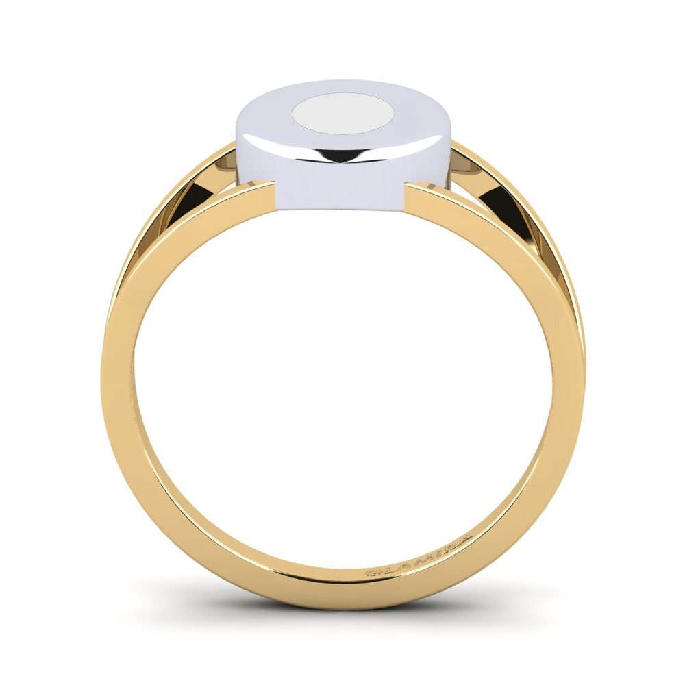 Or Jaune & Blanc 14k Bague Distarde