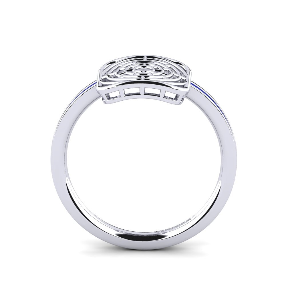Weißgold 375 Ring Ecmelim