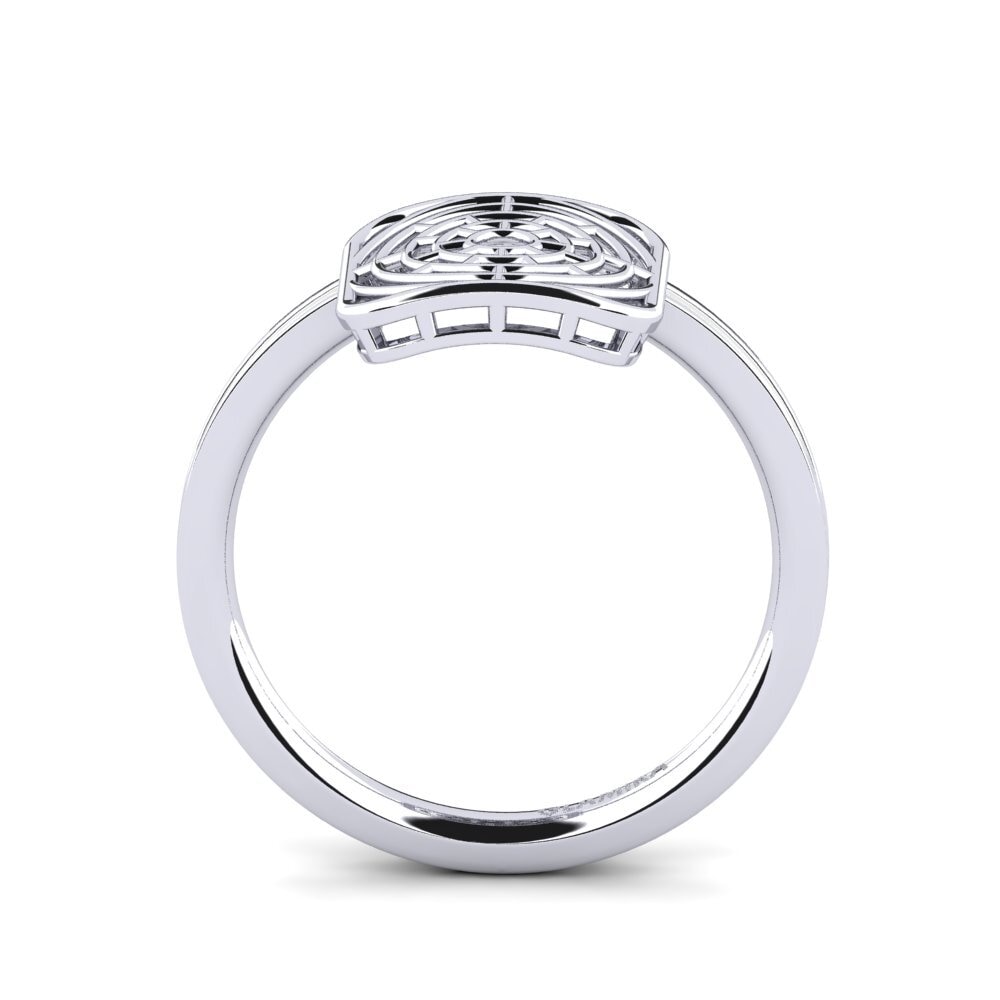 Weißgold 375 Ring Ecmelim